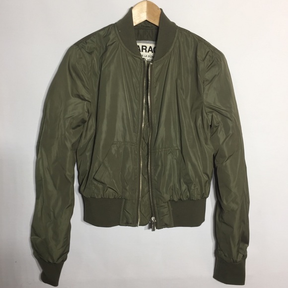 Garage army green bomber jacket - Picture 1 of 5